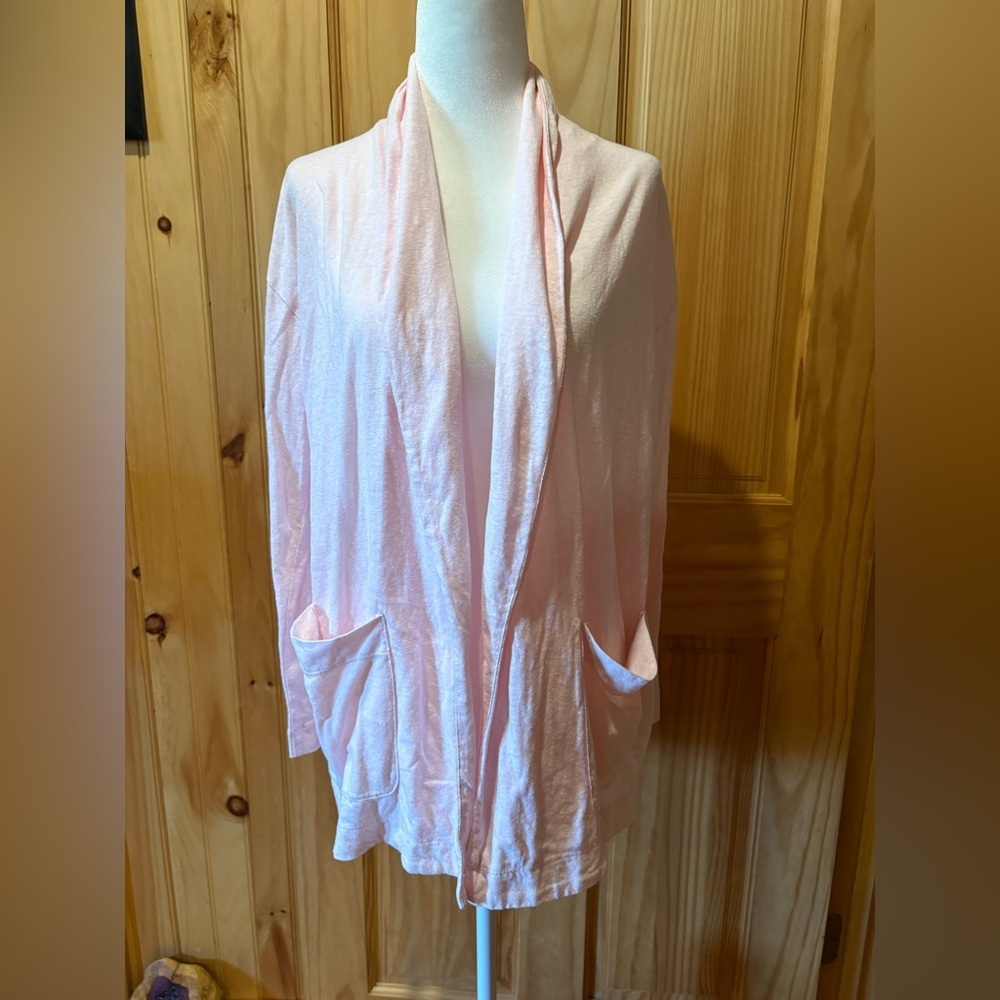 J. Crew Light Pink Open Front Cardigan size XS